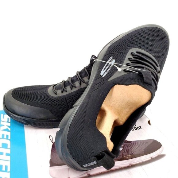 black cloth's skechers trainers - Picture 6 of 12